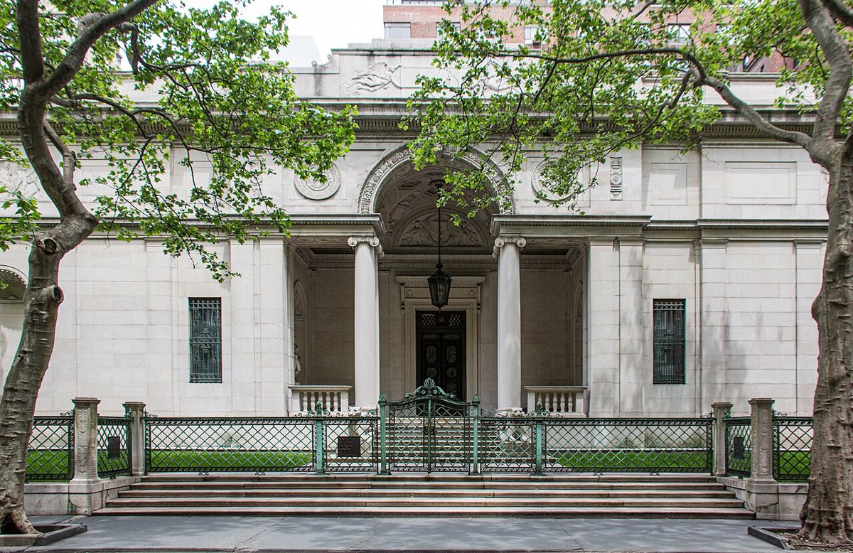 The landmark McKim building of the Morgan Library and Museum in New York